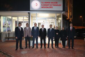 Konya Valisi İbrahim Akın'dan Sanayi ve Teknoloji İl Müdürlüğüne Ziyaret