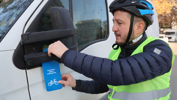 Konya’da Bisiklet Yollarındaki Araç Parklanmasının Önüne Geçmek İçin Farkındalık Çalışması Başlatıldı 1 Konya’da Bisiklet Yollarındaki Araç Parklanmasının Önüne Geçmek İçin Farkındalık Çalışması Başlatıldı