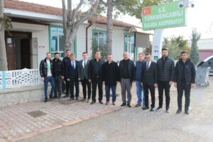 ÇUMRA KAYMAKAMI TÜRKMAN, SULAMA KOOPERATİFLERİNİ ZİYARET ETTİ