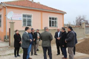 ÇUMRA KAYMAKAMI TÜRKMAN, SULAMA KOOPERATİFLERİNİ ZİYARET ETTİ