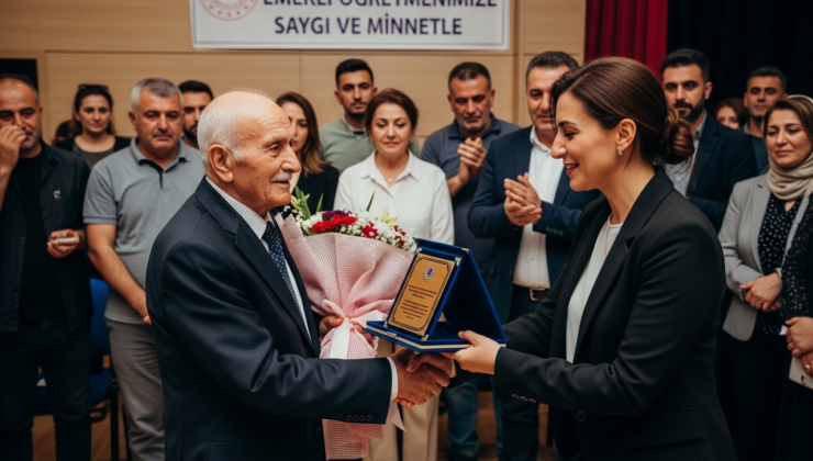 Hüyük'te Emekli Öğretmene Duygusal Veda Töreni 1 Hüyük’te Emekli Öğretmene Duygusal Veda Töreni