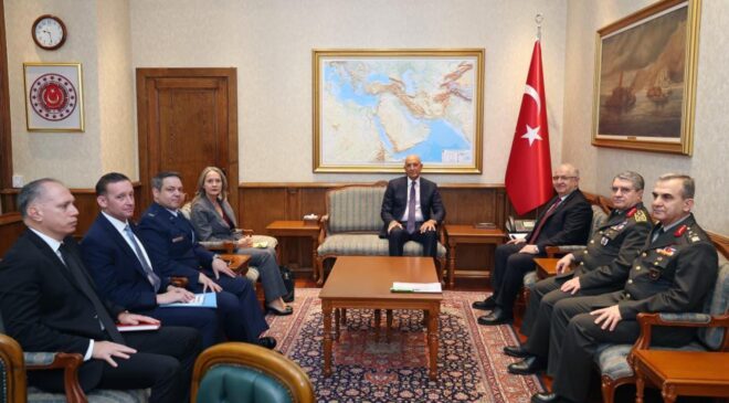 MSB Güler’den ABD Büyükelçisi Barrack’a Kabul