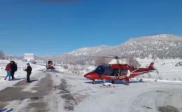 Konya’da Hava Ambulansı Kalp Hastası İçin Görevde