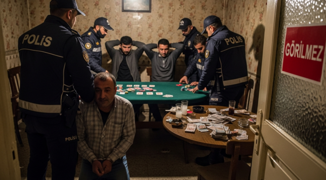 Konya’da Kumar Baskını: 19 Gözaltı Kararı