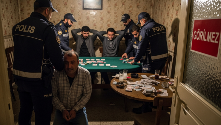 Konya’da Kumar Baskını: 19 Gözaltı Kararı