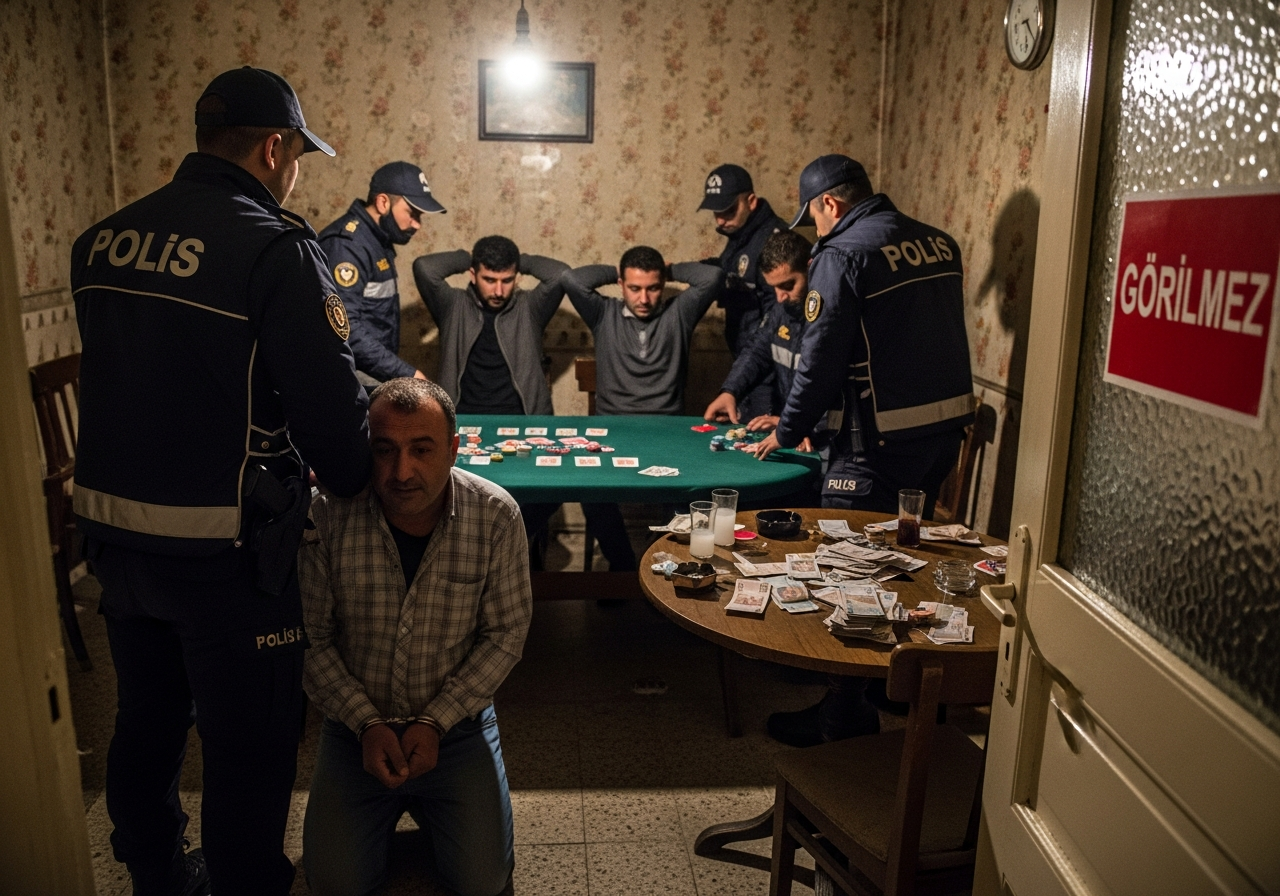 Konya'da Kumar Baskını: 19 Gözaltı Kararı