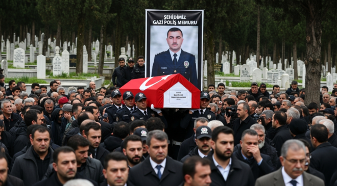 Gazi Polis Memuru, 19 Ay Sonra Konya’da Defnedildi