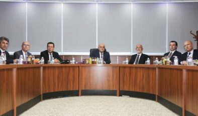 PANKOBİRLİK Başkanı Erkoyuncu, Halkbank Genel Müdürü Özdil ve Heyetini Ağırladı