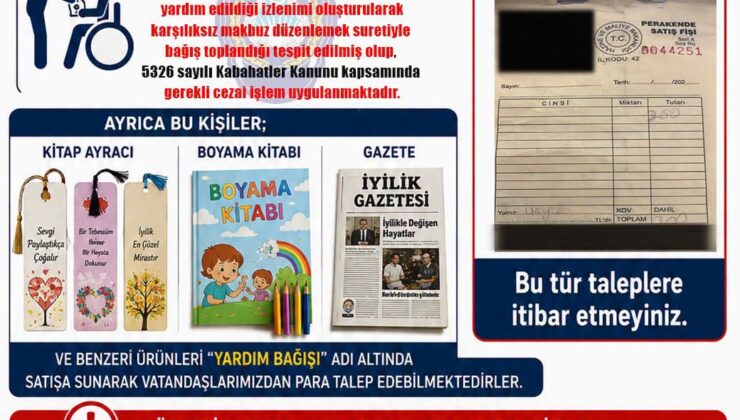 Çumra Belediyesi’nden Sahte Bağış Dolandırıcılığı Uyarısı